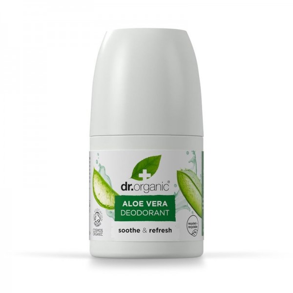 Dr. Organic alumíniummentes golyós dezodor Bio Aloe Verával 