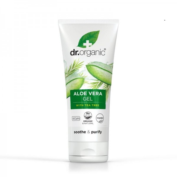 Dr. Organic Bio Aloe Vera gél teafa olajjal és árnikával 