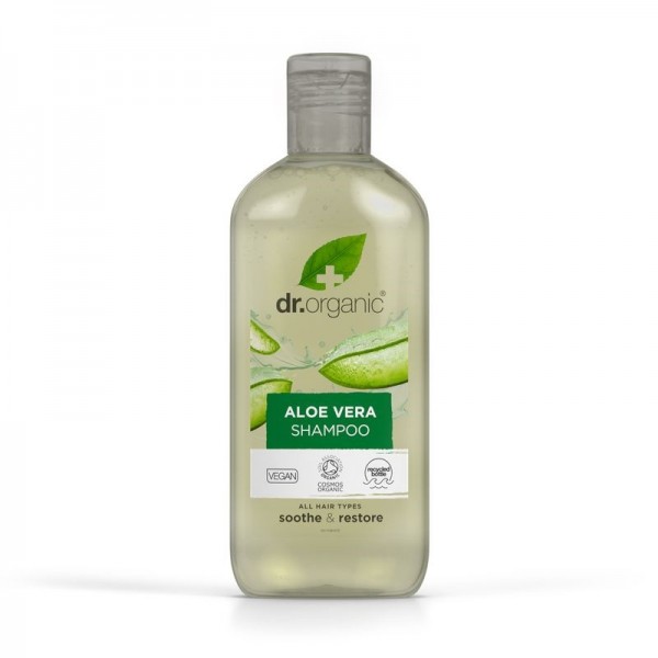 Dr. Organic Bio Aloe Vera tápláló sampon, 250 ml 