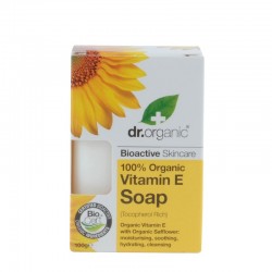 Dr. Organic Bio E-Vitaminos szappan, 100 g 