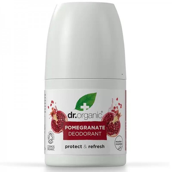 Dr Organic Bio Gránátalma golyós dezodor, 50 ml