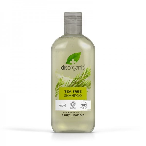 Dr. Organic Bio Teafa sampon, 250 ml 