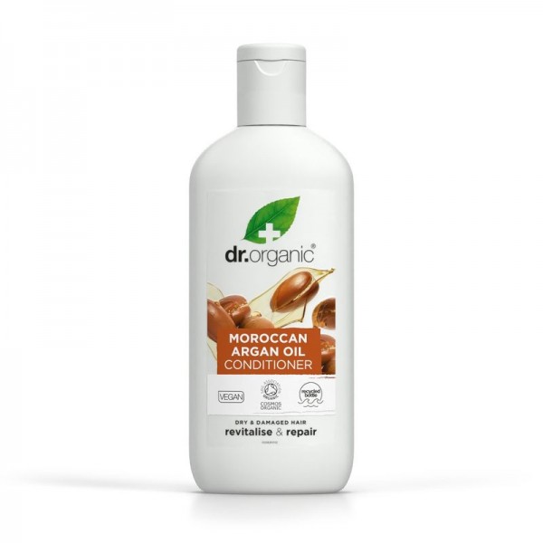 Dr. Organic hajkondicionáló marokkói bio argán olajjal, 265 ml 
