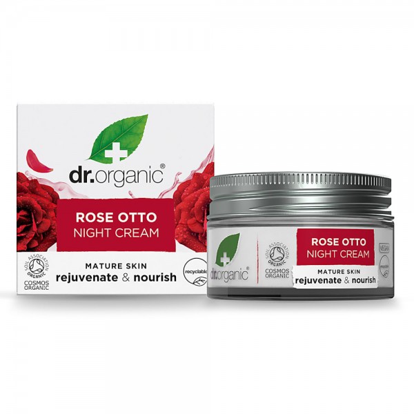 Dr. Organic nappali arckrém bio damaszkuszi rózsával, 50 ml 