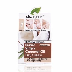 Dr Organic nappali hidratáló krém bio szűz kókuszolajjal, 50 ml