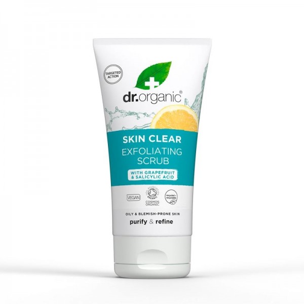 Dr Organic Skin Clear hámlasztó bőrradír 5 az 1-ben, 150 ml 