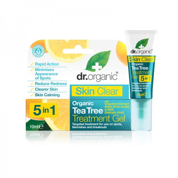 Dr Organic Skin Clear pattanáskezelő gél 5 az 1-ben, 10 ml 