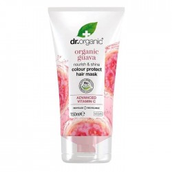 Dr Organic színvédő hajmaszk bio guavával, 150 ml 