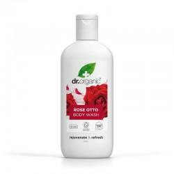 Dr. Organic tusfürdő bio damaszkuszi rózsával, 250 ml 