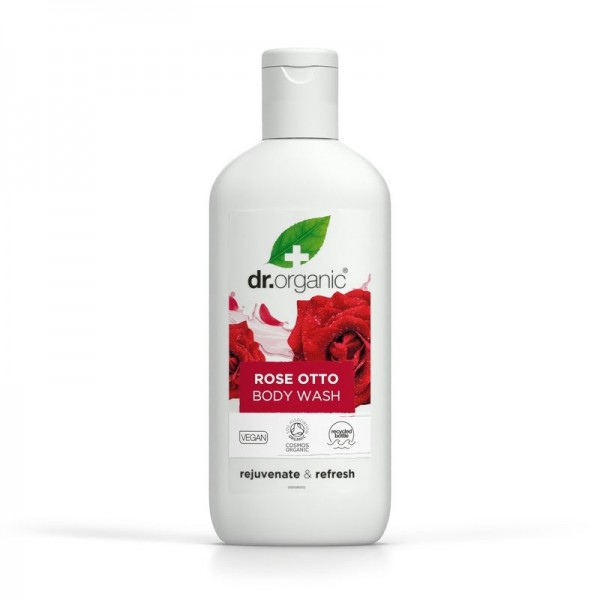 Dr. Organic tusfürdő bio damaszkuszi rózsával, 250 ml 